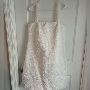 J Crew Embossed Flower Dress